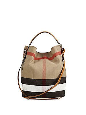 burberry ashby medium house check cotton shoulder bag|Burberry Ashby Bags for sale .